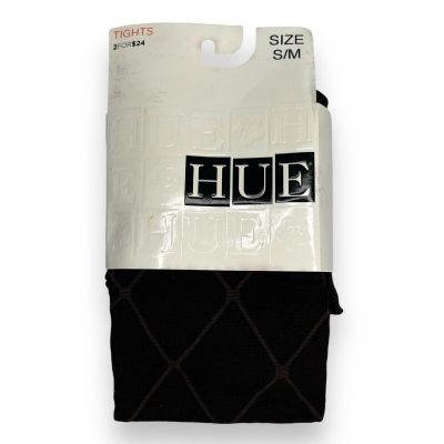 Hue Brown Espresso Argyle Birdseye Tights Size Small Medium 1 Pair Pack